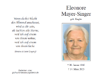 eine Anzeige